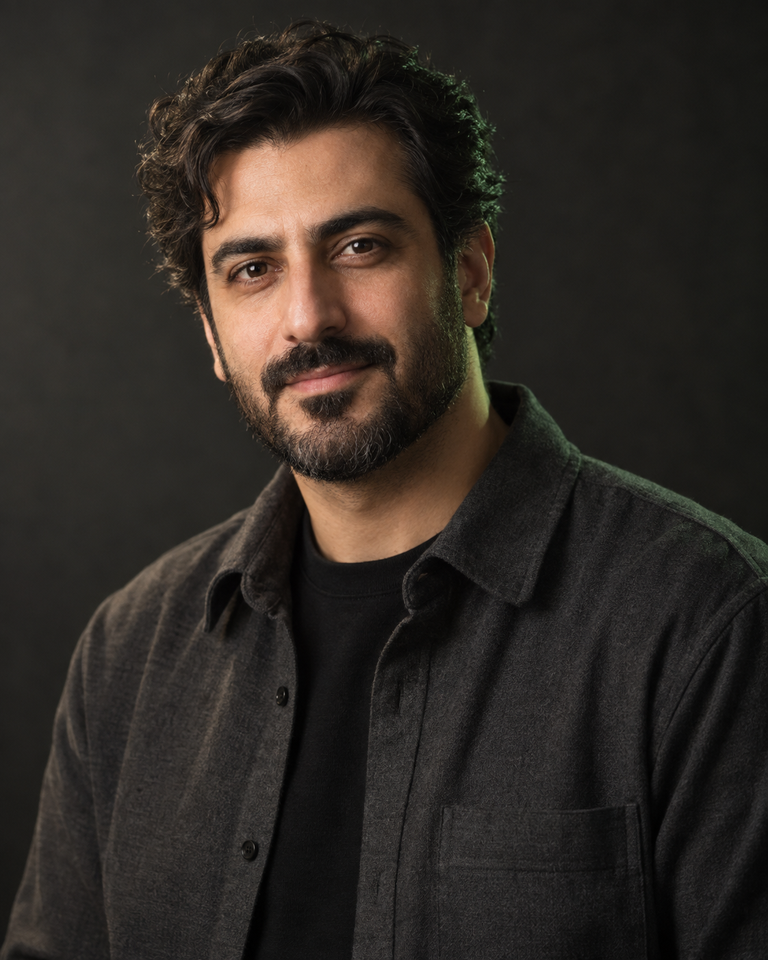 Arman Farhadi — AI-generated fictional portrait
